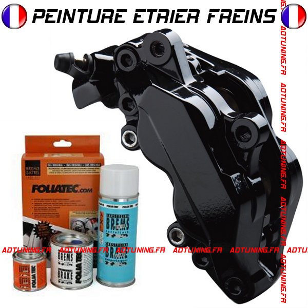 Kit Peinture Pour étrier De Frein Orange Foliateg - Pour Kawasaki ER-6N 650 - Neuf En Emballage